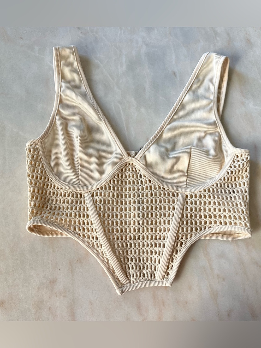 Fashion Nova Crochet Corset